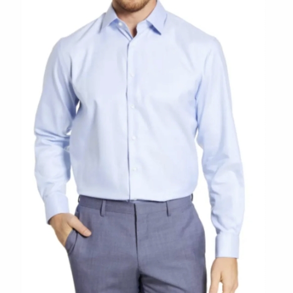NWOT Nordstrom Signature Men's Traditional Fit Dress Shirt (Multiple Sizes) - Picture 1 of 7